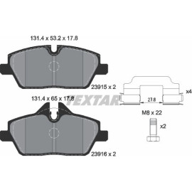 Bremsbelagsatz Bmw S. 1/2 1.6-2.0 03 2391503