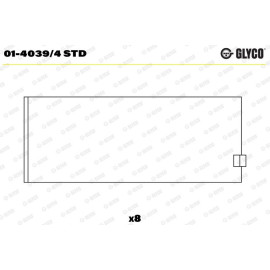 PLEUELLAGER 01-4039/4 STD