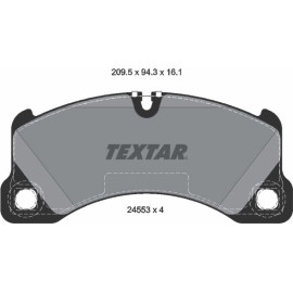Bremsbelagsatz Vw P. Touareg 02-/Panamera/Cayenne 2455301