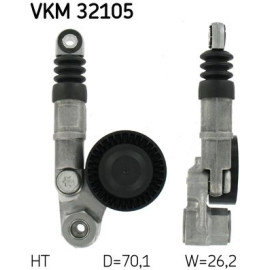 Spannrolle Nebentrieb VKM 32105