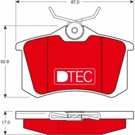 TRW Bremsbelagsatz Audi A1/A2/A3/A4/A6/A8/Tt 96- Dtec Cotec GDB1330DTE TRW Bremsbelagsatz Audi A1/A2/A3/A4/A6/A8/Tt 96- Dtec Cotec GDB1330DTE