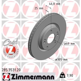 80 481 051 Bremsscheibe VA 285.3531.20 80 481 051 Bremsscheibe VA 285.3531.20