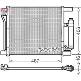 DENSO Klimaanlagenkühler DCN46021