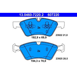 Bremsbelagsatz Db P. W164/X164/W211/W251 03 13.0460-7220.2