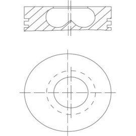 MAHLE Kolben 007 04 00