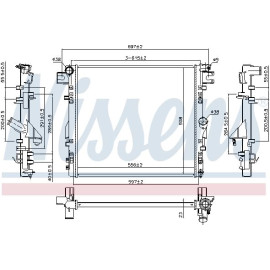 Nissens Wasserkühler PKW 61037
