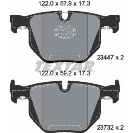 Bremsbelagsatz Bmw T. E70/E71 X5/X6 08 2344704