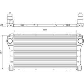 VALEO Druckluftkühler 818364