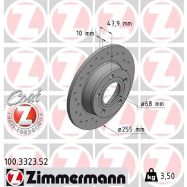 Bremsscheibe HA Sport 100.3323.52