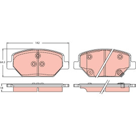 Bremsklötze GDB2185