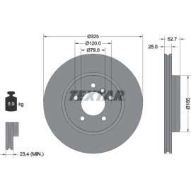 Bremsscheibe Bmw S. 3 (E46), Z4 (E85, E86) 2,5/2,9/3,0 10,99 92106905 Bremsscheibe Bmw S. 3 (E46), Z4 (E85, E86) 2,5/2,9/3,0 10,99 92106905