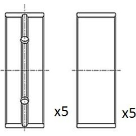 FAI AutoParts Kurbelwellenlager BM1045-STD