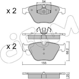 Bremsklötze VA 822-558-6