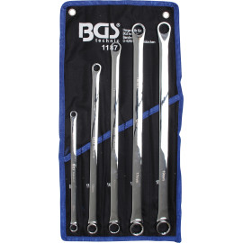 BGS Doppel-Ringschlüssel-Satz extra lang SW 8 - 19 mm 5-tlg 1187