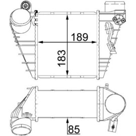 MAHLE Ladeluftkühler CI 22 000S