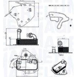 Ölkühler Motoröl Kühler ÖL 350300000700