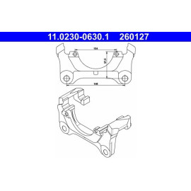 Halter, Bremssattel 11.0230-0630.1 Halter, Bremssattel 11.0230-0630.1