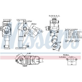 Nissens AGR-Ventil 98423 Nissens AGR-Ventil 98423