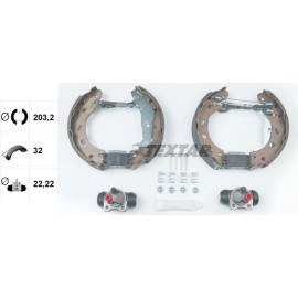 Satz Bremsbacken Smart T. 0,6 / 0,8 Cdi 07/98 84057401