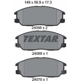 Bremsbelagsatz Kia P. Sorento 2,4-3,5 V6 02- Usa 2406801