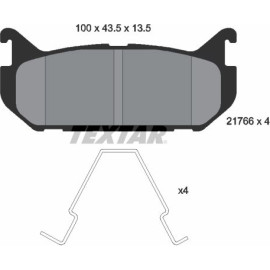 Textar Bremsbelagsatz 2176603 Textar Bremsbelagsatz 2176603