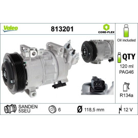 Valeo Klimakompressor 813201 Valeo Klimakompressor 813201