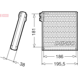 DENSO Verdampfer DEV09103