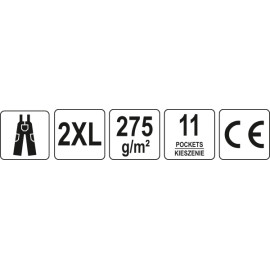 Yato Arbeits- Werkstatt Latzhosel / Xxl YT-8034