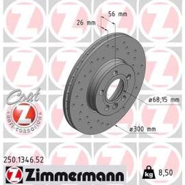 17 481 035 Sport Bremsscheibe VA Sport 250.1346.52 17 481 035 Sport Bremsscheibe VA Sport 250.1346.52