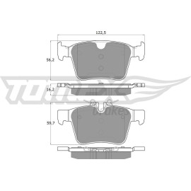 TOMEX brakes Bremsbelagsatz, Scheibenbremse TX 18-16