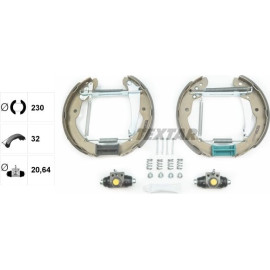 Satz Bremsbacken Vw Caddy 95-04 84052401