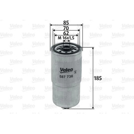 Valeo Kraftstofffilter 587736 Valeo Kraftstofffilter 587736