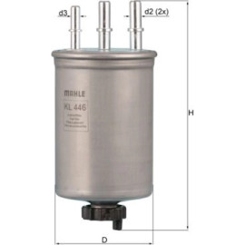 MAHLE Kraftstofffilter KL 446 MAHLE Kraftstofffilter KL 446
