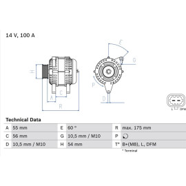 Lichtmaschine 0 986 049 020