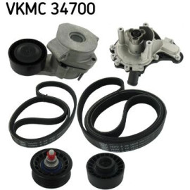 SKF Wasserpumpe + Keilrippenriemensatz VKMC 34700