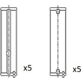 FAI AutoParts Kurbelwellenlager BM1034-STD