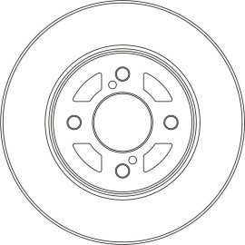 TRW Bremsscheibe DF6738 TRW Bremsscheibe DF6738