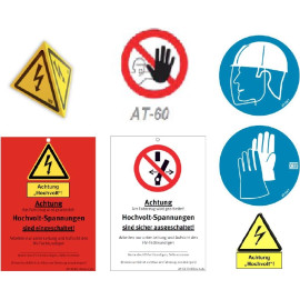 Warn u. Hinweisschilder 12 tlg HVG-Set Warn-Hinweiss Warn u. Hinweisschilder 12 tlg HVG-Set Warn-Hinweiss