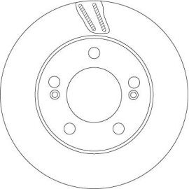 TRW Bremsscheibe Ssangyong T. Kyron/Rexton 2.0-2.7 Xdi 04 DF6876 TRW Bremsscheibe Ssangyong T. Kyron/Rexton 2.0-2.7 Xdi 04 DF6876