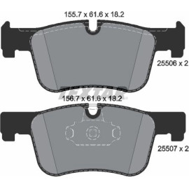 Bremsbelagsatz Bmw P. F20/F30 10 2550601
