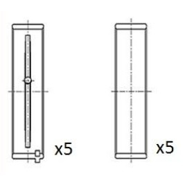 FAI AutoParts Kurbelwellenlager BM1019-STD