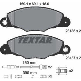 Bremsbelagsatz Citroen P. Xantia 98 2313503