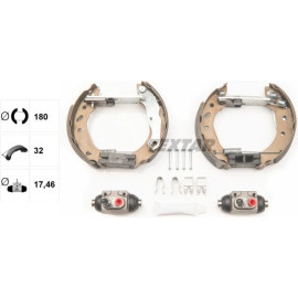Satz Bremsbacken Ford T. Fiesta/Ka 1.0-1.6 95-08 (180X32) 84048800