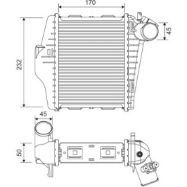 VALEO Druckluftkühler 818378