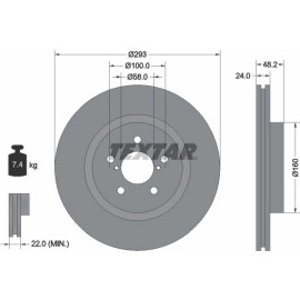 Bremsscheibe 92327603 Bremsscheibe 92327603