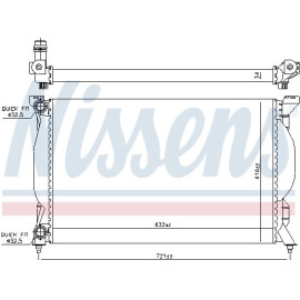 Nissens Wasserkühler PKW 60304A