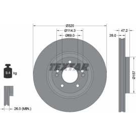 Bremsscheibe 92306303
