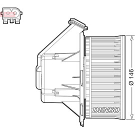 DENSO Innenraumgebläse DEA17032