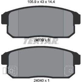 Bremsbelagsatz Mazda T. Rx8 03 2403901