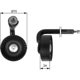 Spannrolle, Keilrippenriemen T39020